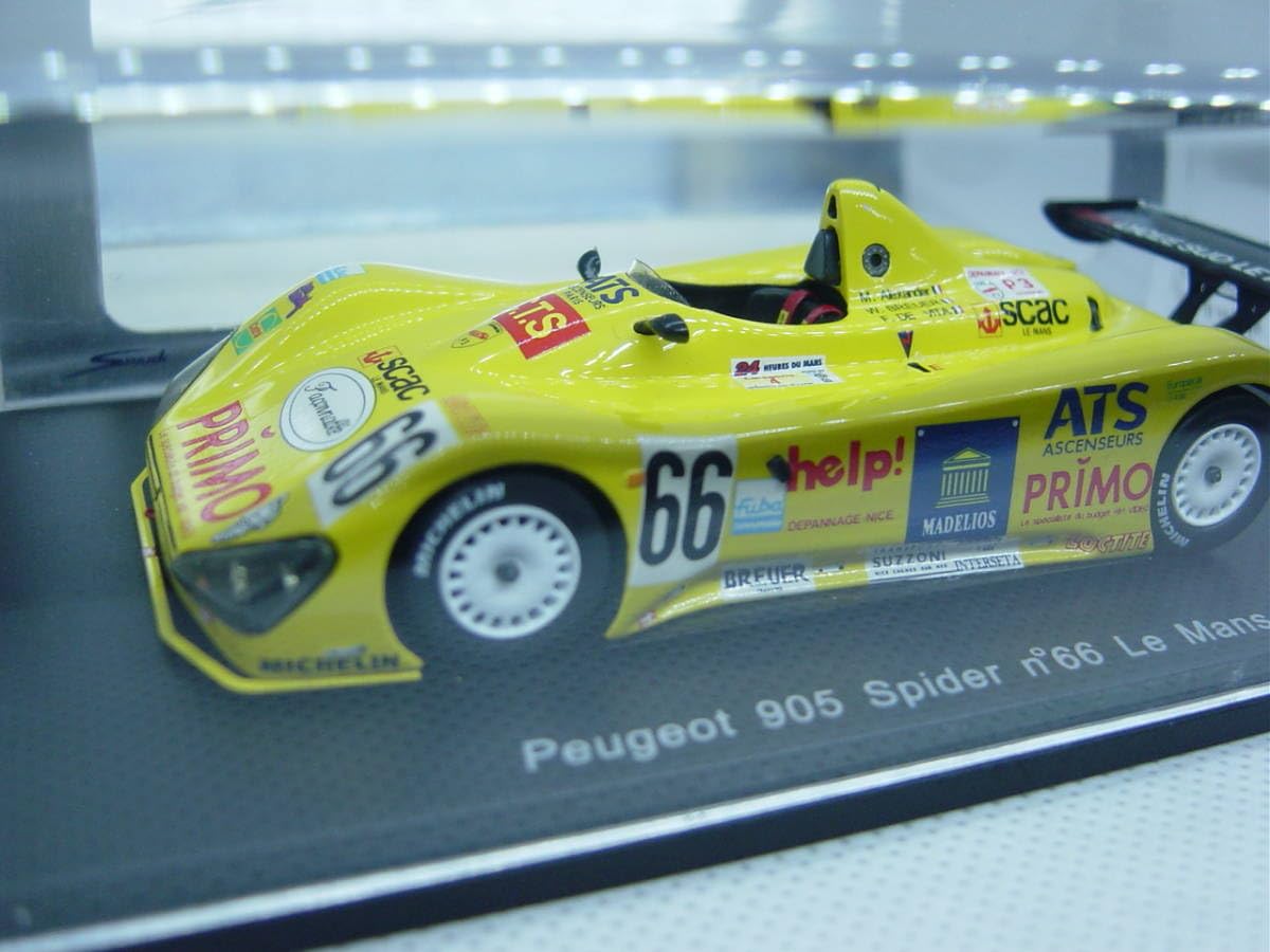 Spark Peugeot 905 Spider Cup 1991 プジョー プジョー 905 スパイダー カップ プレゼンテーション : 風と 雲